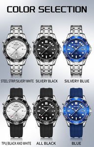 Reloj de Cuarzo SANDA 1145 para Hombre, Diseño Elegante y Ejecutivo, Multifuncional, Resistente al Agua, con Luz Nocturna, 2025 - Product Image 6