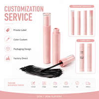 Maskara Slim Presisi untuk Memperpanjang dan Mempertegas Bulu Mata dengan Sikat Halus OEM ODM Pemasok Pabrik Makeup Label Pribadi