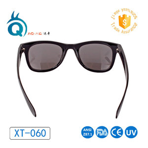Lunettes de soleil unisexes à monture noire et verres gris, protection UV de type 3, pour la conduite en plein air, le cyclisme, XT-060 - Product Image 5