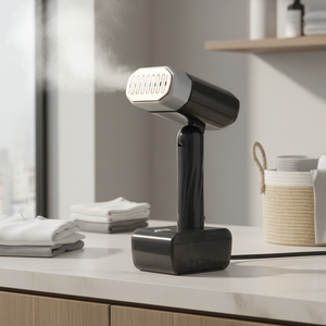 Nouvelle Arrivée Défroisseur Vapeur Portable de 1800W à 5 Vitesses, <span class=keywords><strong>Fer</strong></span> à Repasser Automatique pour Vêtements avec Support - Product Image 1