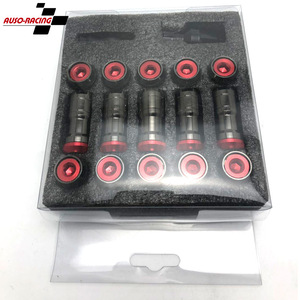 น็อตล้อเหล็ก Auso-Racing ขนาด 12x1.5 มม. 12x1.25 มม. ป้องกันการโจรกรรมสองชั้น สำหรับเปลี่ยนในรถยนต์ - Product Image 1