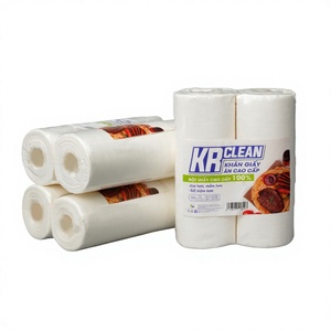 Serviettes de table blanches jetables 1 pli, douces et durables, pour restaurants, qualité supérieure, prix abordable - Product Image 3