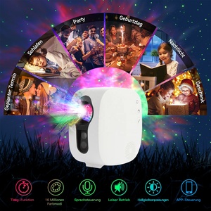 Wifi Smart Star proiettore Led Laser galaxy proiettore musica luce notturna <span class=keywords><strong>cielo</strong></span> stellato <span class=keywords><strong>luna</strong></span> Wireless decorazione decorazione lampada da tavolo - Product Image 6