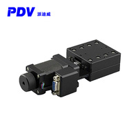 PP110-20 Precise Electric Translating Platform, X Axis Optical Station, Motorized Linear Stage, +/- 10mm Travel