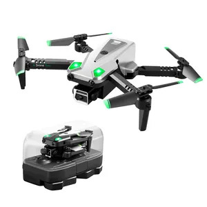 S125 Drone mini kamera ganda HD 4K, hadiah mainan Quadcopter pencegah arus optik 2.4G WIFi FPV