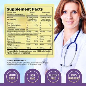 Gummies ODM/OEM, vitamines gélifiées, 400 mg de glycinate de magnésium, complément en marque privée, magnésium pour le soutien de la santé - Product Image 6