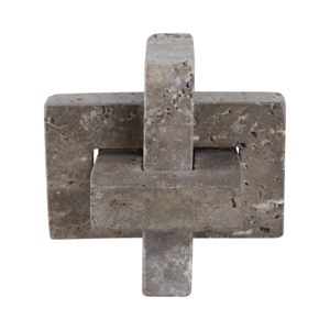 Scultura di cubi intrecciati in pietra, decorazione da tavolo per casa, ufficio, bagno, mensola, tavolino da caffè, ornamenti - Product Image 6