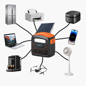 Nouvelle centrale électrique solaire portable pour la maison, 300W-5120W, pour l'extérieur - Product Image 3