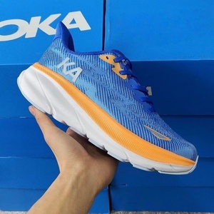 Chaussures de course unisexes Hokas 9 de haute qualité, à semelle épaisse, amortissantes, respirantes, en mesh, pour l'été, chaussures de tennis - Product Image 1