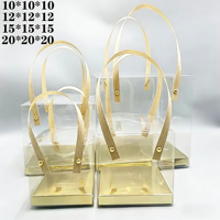 Sac à main multifonctionnel pliable pour enfants, cadeau pour la Journée des animaux, plante en pot, succulente, transparent, universel, flocon de neige, pâtisserie, jouet