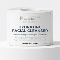 Etiquetas Personalizadas Impermeables en Rollo de BOPP, Etiquetas Privadas para Cuidado de la Piel, Cosméticos, Limpiador Facial, con Estampado en Caliente con Lámina Plateada