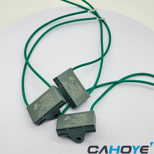 Hongye AC động cơ song song tấm phim tụ cbb61 <span class=keywords><strong>7UF</strong></span> 350vac <span class=keywords><strong>2</strong></span> Dây Lỗ gói Fan ứng dụng linh kiện điện tử condensador - Product Image 4