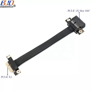 180 độ PCI EXPRESS 1X khe cắm để PCI-E X1 riser thẻ linh hoạt cáp mở rộng 8gbps 10-100cm - Product Image 2