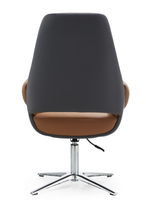 Chaise de bureau de luxe moderne, chaise de direction en cuir à dossier haut, fonction de levage, mobilier contemporain confortable et élégant