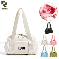 Sac de sport et de voyage en polyester imperméable, léger, grande capacité, avec logo personnalisé, fermeture éclair, pour femme