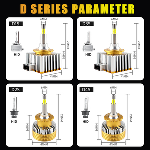 ไฟหน้า LED รุ่น D Series 360 องศา แบบ D2S ใช้แทนหลอดไฟซีนอน HID หลอดไฟ LED D1S D4S D3S D2S - Product Image 4