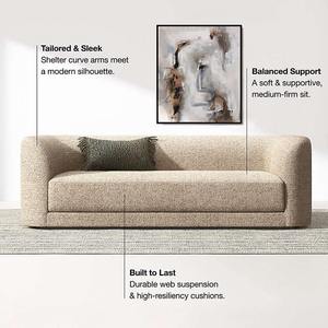 Sofá de Diseño de Última Moda 2026, Muebles Modernos de Lujo para Sala de Estar, Sofá de Tela Minimalista Moderno - Product Image 2