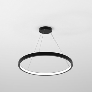 <span class=keywords><strong>Suspension</strong></span> de luxe vintage éclairage petit <span class=keywords><strong>anneau</strong></span> LED plafond linéaire pour salon avec télécommande et hauteur réglable - Product Image 1