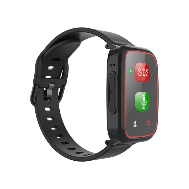 GPS Tracker Bracelet For Elderly SOS Button Two Way Calling Real Time GPS LBS WIFI Positioning IP67 Waterproof Wristwatch