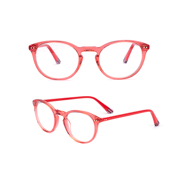 2025 New LM1005 Geometric Acetate Full-Rim Shape Eyeglasses Frames Optical Glasses for Youth Teenagers Kids Gender Dot Fashion