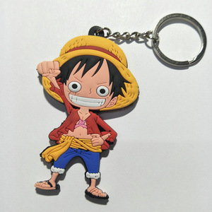 27 modèles de porte-clés en PVC Anime <span class=keywords><strong>Luffy</strong></span> Sanji Zoro Nami mignon porte-clés personnalisé porte-clés personnage Sanji - Product Image 3