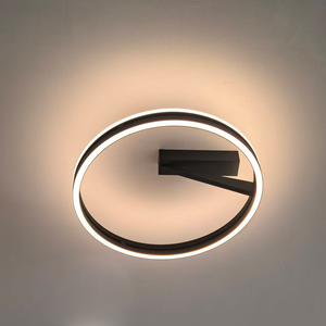 Lámpara <span class=keywords><strong>de</strong></span> Techo Redonda Moderna para Remodelación del Hogar, Luces <span class=keywords><strong>de</strong></span> Superficie para Sala <span class=keywords><strong>de</strong></span> Estar - Product Image 2
