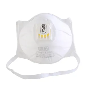 Mascarilla KN95 desechable de protección industrial, máscara antipartículas con válvula de respiración, con copa Risson tipo 2101V, venta al por mayor - Product Image 1