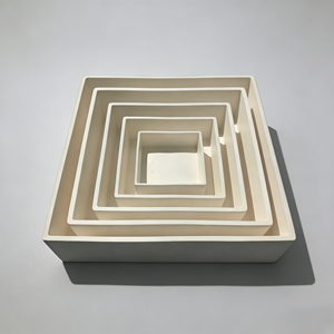 Crisol de Alúmina de 3000ml con Tapa, Crisol Cerámico Refractario de Alta Temperatura para Metal de Laboratorio, Piezas de Crisol Cerámico Industrial - Product Image 3