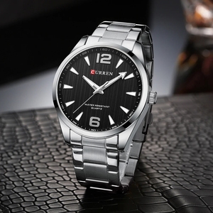 CURREN 8434 Montres populaires <span class=keywords><strong>pour</strong></span> hommes à la mode avec aiguilles lumineuses Montres-bracelets chic <span class=keywords><strong>pour</strong></span> hommes d'affaires en acier inoxydable Cadeau <span class=keywords><strong>pour</strong></span> hommes - Product Image 6