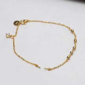 Pulsera de Plata S925 para Mujer, Joyería de Perlas DIY Exquisita con Cuentas con Orificio y Bandeja Vacía, Accesorio Elegante Hecho a Mano 548 - Product Image 5