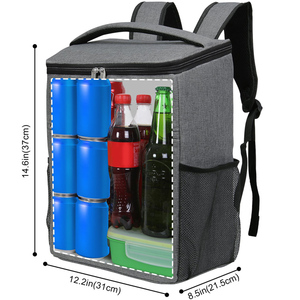 Doble almuerzo bolsa suave de bolsa de playa picnic <span class=keywords><strong>camping</strong></span> refrigerador aislado bolsa de <span class=keywords><strong>mochila</strong></span> - Product Image 2