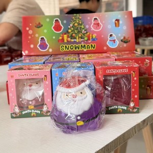 Juguetes Blandos de Navidad de Papá Noel GL, Juguetes Sensoriales Antiestrés de Maltosa, Recuerdos para Fiestas - Product Image 4