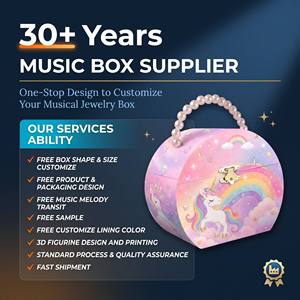 Caja de Música de Lujo Hecha a Mano de MDF de 4 Pulgadas Cuadradas, Melodía Personalizada, Caja de Recuerdos con Manivela, Regalo para Niños, Mercado de EE. UU. y Reino Unido - Product Image 4