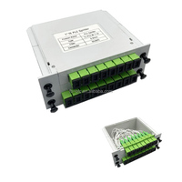 Répartiteur optique à faible perte SC APC UPC Fiber PLC Splitter 1x2 1x4 1x8 1x12 1x16 avec connecteurs LC FC Plc Splitter Fabricant