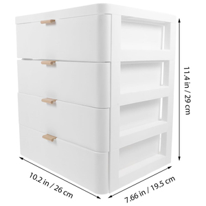 Cajones de Almacenamiento de Plástico Modernos y de Lujo con Diseño Moldeado por Inyección para la Organización de la Sala de Estar, Contenedores de Almacenamiento Ecológicos - Product Image 2