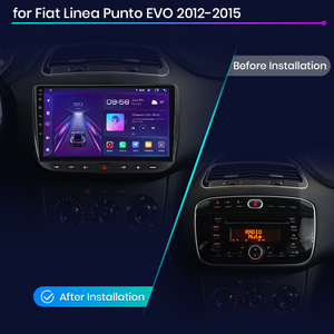 Junsun Stock UE Autoradio Carplay Android pour <span class=keywords><strong>Fiat</strong></span> Linea <span class=keywords><strong>Punto</strong></span> <span class=keywords><strong>EVO</strong></span> 2012-2015 Lecteur DVD de voiture Unité principale Écran de voiture - Product Image 2