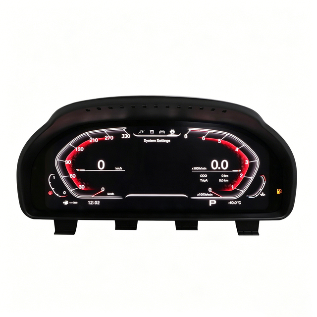 12.3''Car Digital Dashboard LCD Instrument Panel Speedometer for BMW 5/6/7 Series X3/X4/X5/X6 Car Cluster