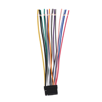 Adaptateur de câble de connecteur de faisceau de câbles d'alimentation de haut-parleur stéréo de radio de voiture à 16 broches pour Alpine CDA-9887