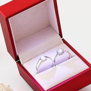 Wholesale Couple Wedding <strong>Rings</strong> Set Fashion Opening Adjustable <strong>Rings</strong> <strong>Men</strong> and Women Engagement Jewelry with <strong>Boxes</strong> - Product Image 4