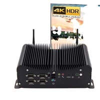 Computadora Industrial sin Ventilador EGLOBAL, Intel Core I5-4278U, 2*DDR3, MSATA, VGA, HD, 2*RJ45 LAN, 6*USB, 6*Com, GPIO, PS/2, PC Embebido con Linux