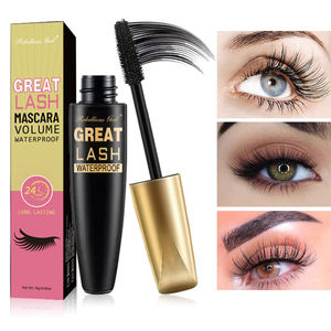 Mascara impermeabile impermeabile da 10ml ciglia allunganti Make-up Mascara impermeabile in fibra di seta nera Mascara da donna - Product Image 2