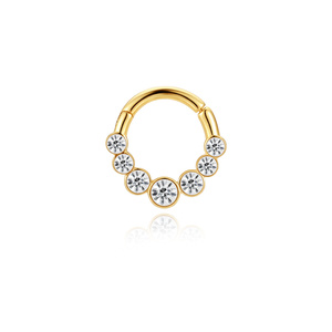 Pendientes Minimalistas de Plata de Ley S925 Sin Níquel con Engaste Invisible y Circonitas de Tamaños Variados para Cartílago, Hélice y Trago para Mujer - Product Image 3