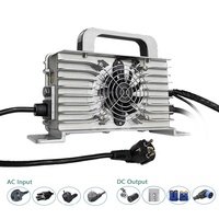 Chargeur embarqué Longrun 72V 15A LiFePo4 Lithium, chargeur rapide OBC 1,5KW pour voiturette de golf