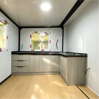 AS/NZS Standartlarında Modern Rüzgar Geçirmez Su Geçirmez Genişletilebilir Konteyner Ev Yalıtımlı 20ft Prefabrik Modüler Ek Bina