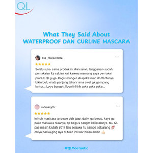 QL Waterproof & Curling <b>Mascara</b> delivers long-lasting, chemical-free black curls with a creamy texture Halal-certified for safe - Product Image 2