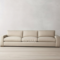 Nouveau design de canapé rembourré confortable et populaire avec rembourrage en duvet Ensemble de canapés modulaires combinés
