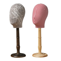 Accessoires de moule de tête factice en plastique haut de gamme pour magasin de vêtements pour boucles d'oreilles chapeau perruque présentoir pour bijoux pour hommes et femmes