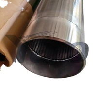 Filtre à tamis de type Johnson en acier inoxydable de 8 5/8 po pour le forage de puits d'eau, avec maille soudée, pliage et découpe inclus