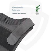 Gilet de sécurité tactique balistique de protection individuelle pour hommes, double coffre-fort personnalisé noir taille réglable dissimulable