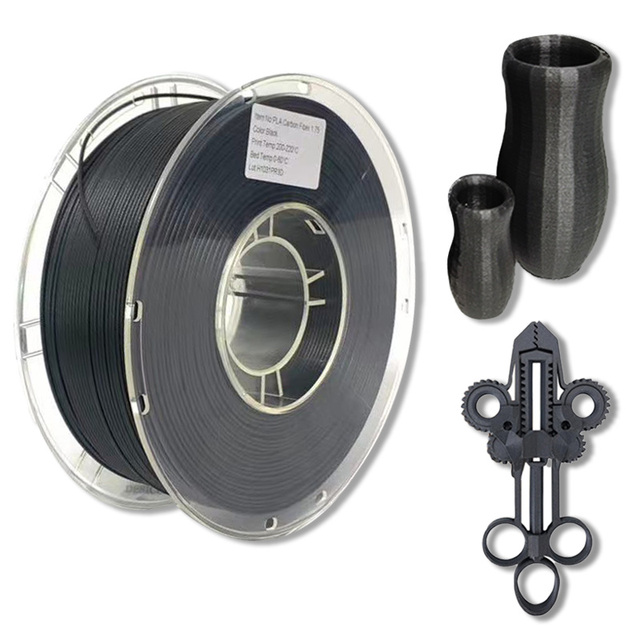 PINRUI 1kg 1.75mm Carbon Fiber 3D Printer PLA/TPU/PETG Filament Plastic Rods with Spot Wholesale